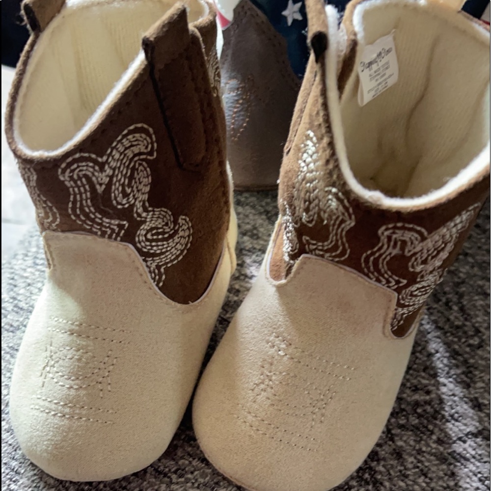 Cowboy boots 6/12 months